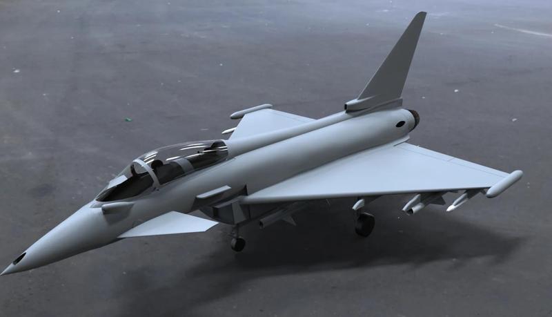Ten 3D-printable fighter jet models: Canada's CF-18U-17, Finland's Hornet, Sweden's Saab-37 Viggen, and European Typhoon helicopters