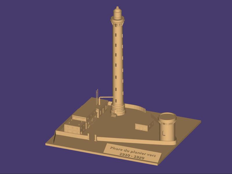 Lighthouse of Le Planier, Marseilles 1910-1920