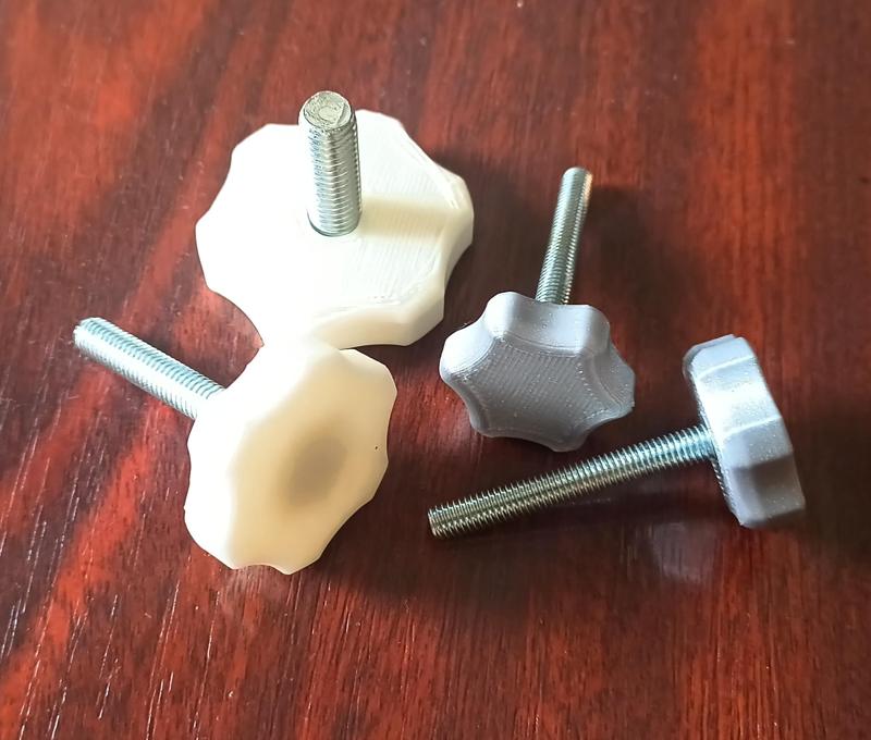Embedded-Screw Knob Handles (All Metric Sizes)