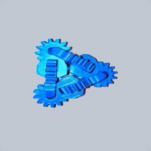 Fidget flipping gears 