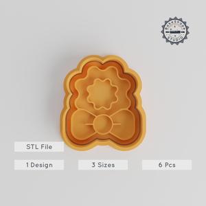 Bow Shape Cutter & Stamp Set, Perfect for Cookies & Fondant, Includes Ribbon Bow, Hair Bow, Classic Bow Designs, 6 Pieces, S/M/L Sizes PRODUCT_4813