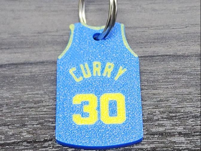 Stephen Curry Golden State Warriors NBA Keychain