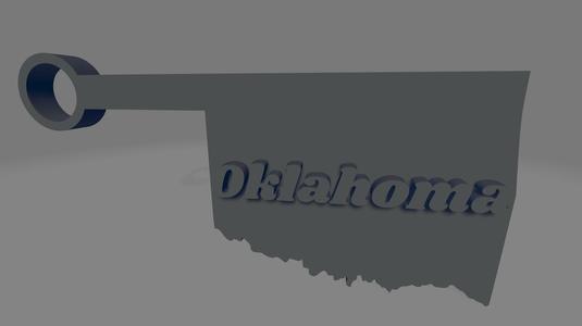 Oklahoma Keychain