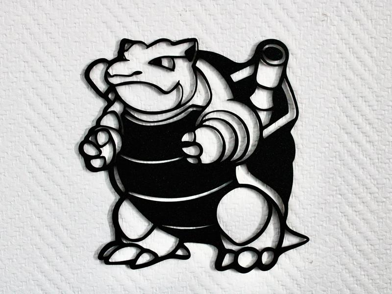 Tortank Blastoise Pokémon wall art