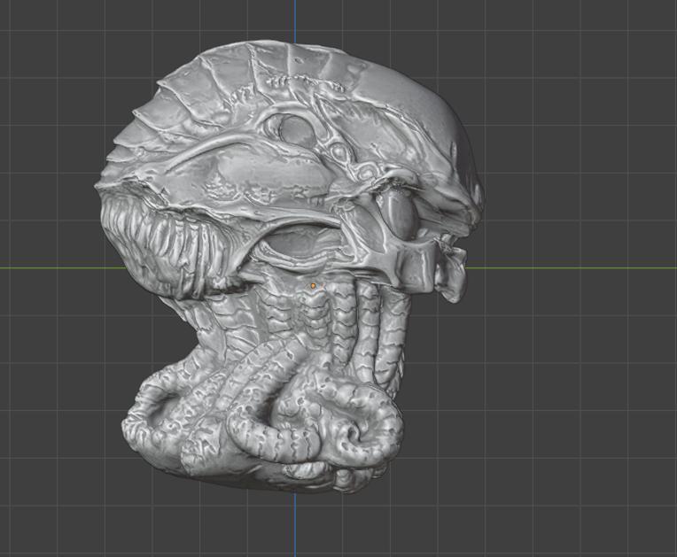 Cthulhu-mythical Skull Statues