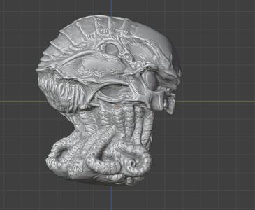 Cthulhu-mythical Skull Statues