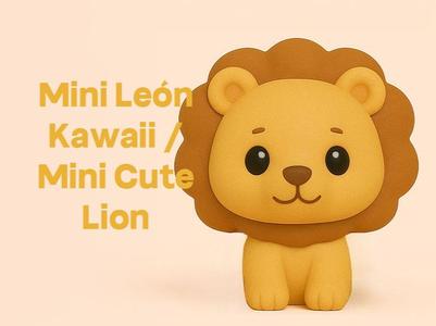 Mini Cute Lion / Leon (Multi-Color)