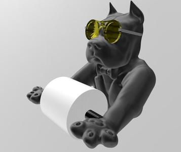 PITBULL MAJORDOME DOG WC DECO meme pour ender 3 anet petit plateau