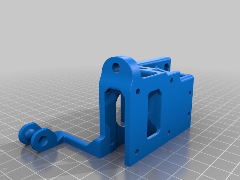 hta3d modified extruder for hotend all in one evo from hotends