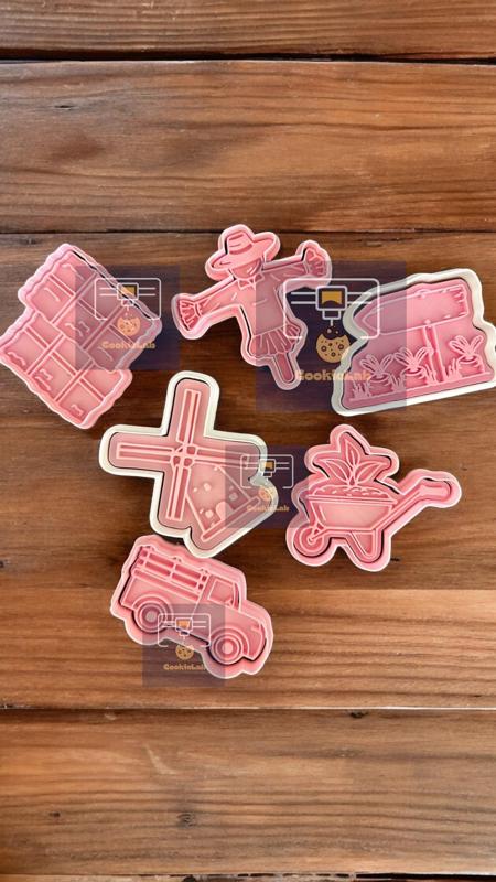 Farm cookie cutter set of 6 fattoria