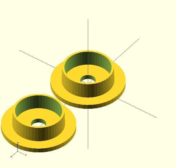 Parametric Filament Spool Bushing