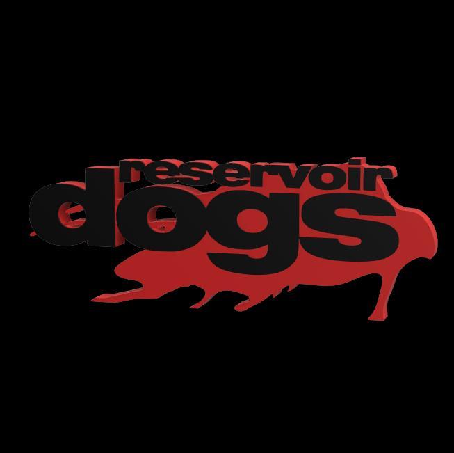 3D MULTICOLOR LOGO/SIGN - Reservoir Dogs