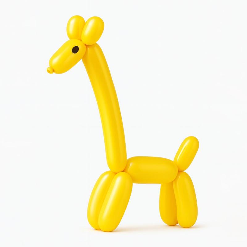 Lemon Giraffe Balloon Decoration Props Second Life toy