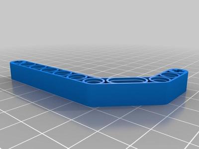 LegoTechnic: Double Angular Beam Customizable