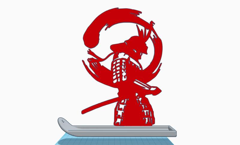 INCENSE HOLDER "SAMURAI" / (Sahumery holder "SAMURAI")