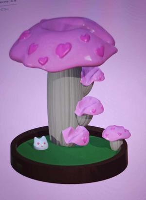 mushroom Heart Incense