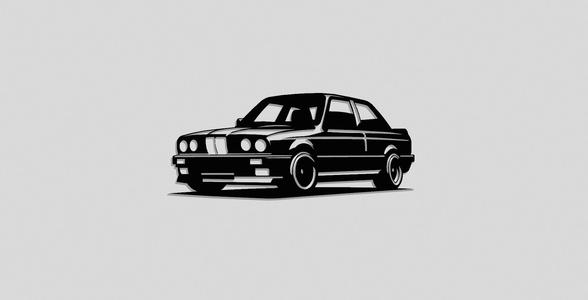BMW M3 E30 Angled