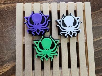 Truth Octopus Charm (with triangle)