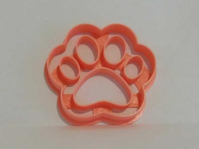 COOKIE CUTTER PAW PRINT