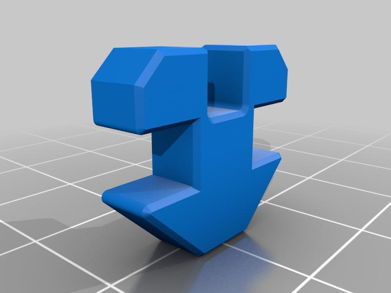 Acrylic glass receptacle for item profiles