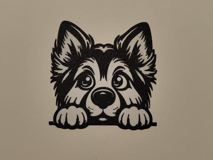 Baby dog wall art