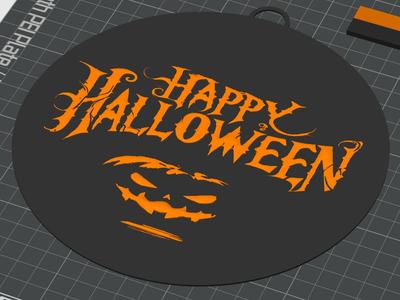 Happy Halloween Hanging Round