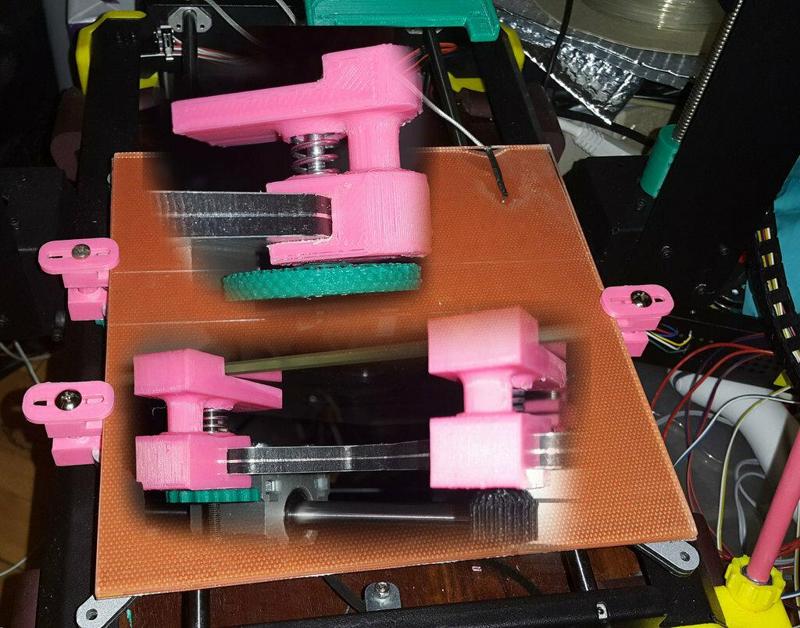 3 point bed holder for tehnologika.net y-carriage