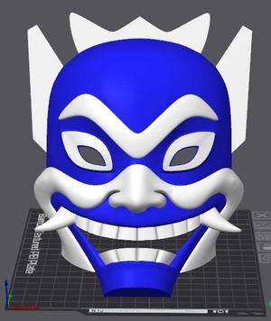 Widened Blue Spirit Mask - Avatar The Last Airbender