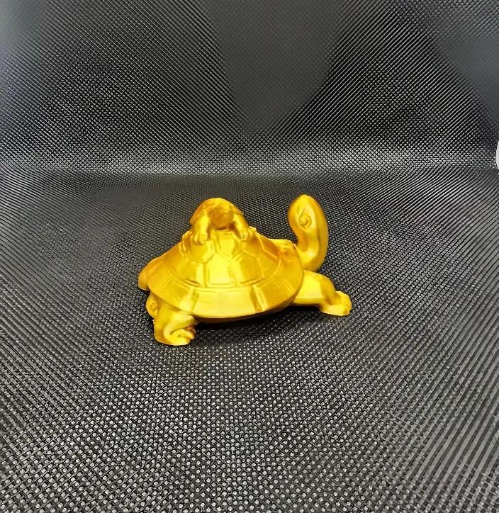 Feng Shui Ornament - Mother and Child Turtle - Harmonious Coexistence, Longevity, Auspiciousness, Nobility upon Nobility