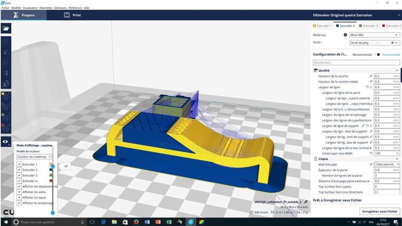 Soluble Dual extrusion for SCAFFOLD and POLY PLUS PLA 