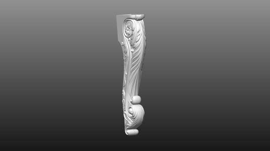 furniture leg 3D cnc