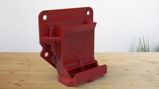 Pegboard AA Battery Dispenser