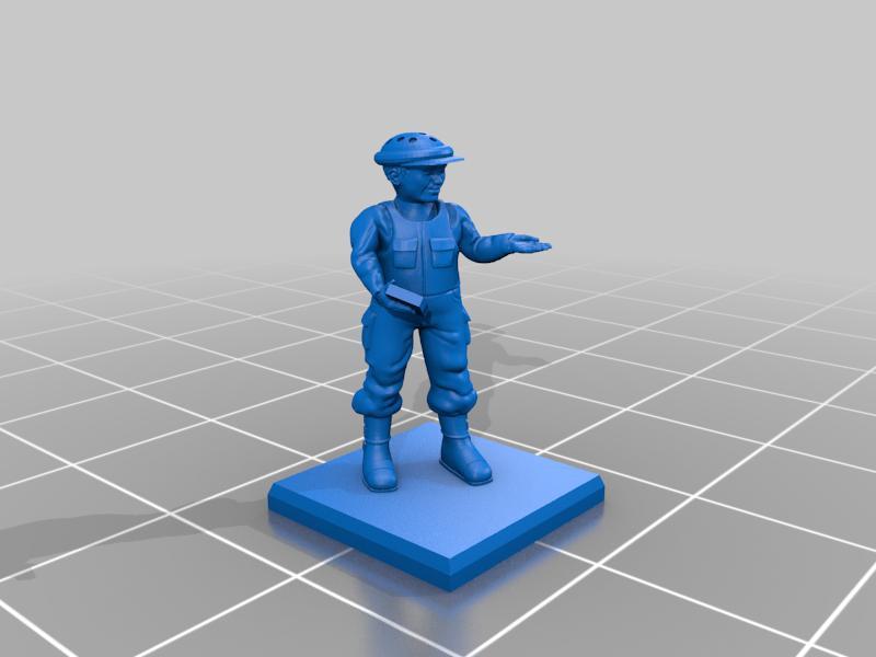 1/100th scale (15mm) Sci/Fi Captain Abara