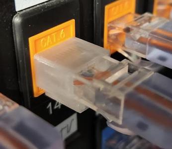 Ethernet cable spacer/airgap