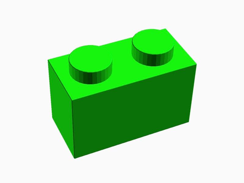 Lego Brick 2x1