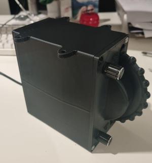 Trim Wheel with large case and under-desk mount