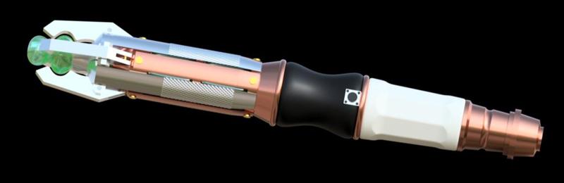 11th Doctors Sonic Screwdriver (season 7-8 variant) CNC Kit