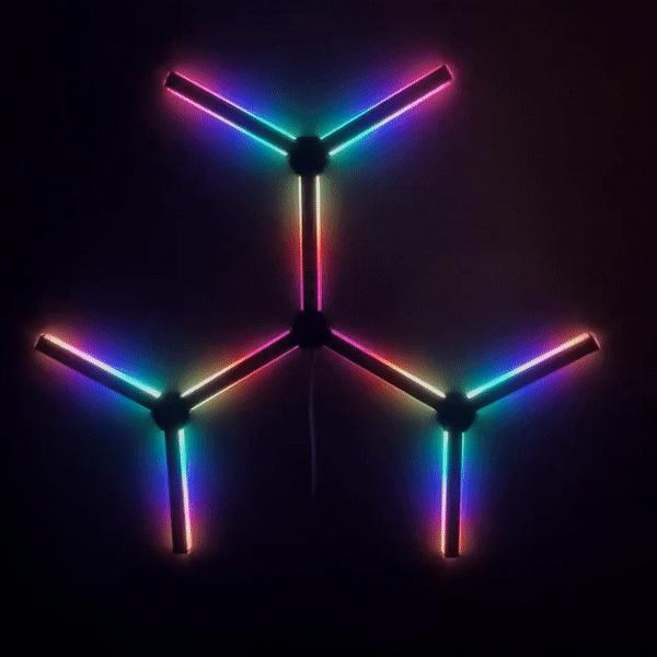 Modular Hexagon LED wall art