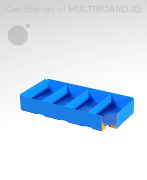 4x2x0.75 - Curved - Divided Bin - Multibin Insert
