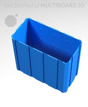 4x2x3.5 - Full Multipoint Rail - Pop-In Multibin Shell Extension