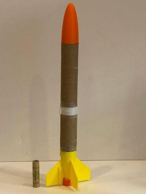 3.1 "Ez3D Paper Towel Roll" Model Rocket