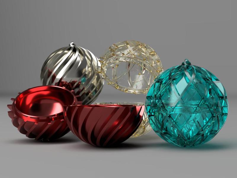 Christmas ornament with surprise