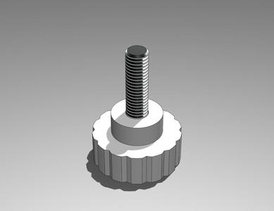 Thumb Screw / Knurled Screw / IKEA Table foot / for M8 Sized Threaded Holes. 