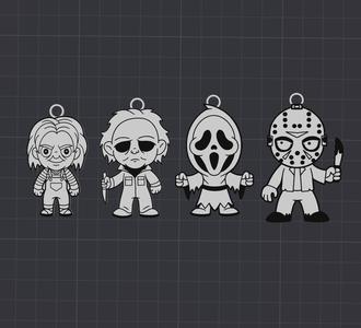 Horror Key Chains