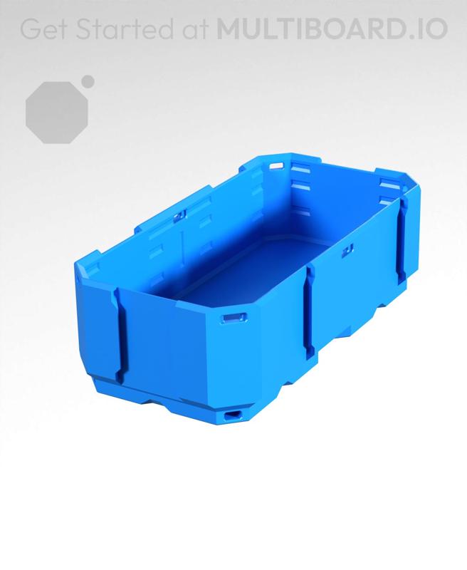 1x2x0.5 - Full Multipoint Rail - Multibin Shell