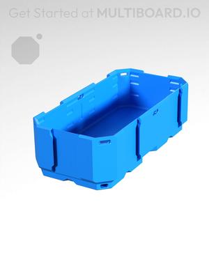 1x2x0.5 - Full Multipoint Rail - Multibin Shell