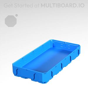 2x4x0.5 - Topped Multipoint Rail - Multibin Shell