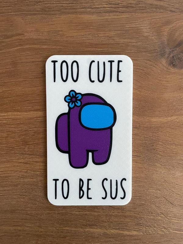 Among Us Sign / Cute / Wall Art / Kids Room