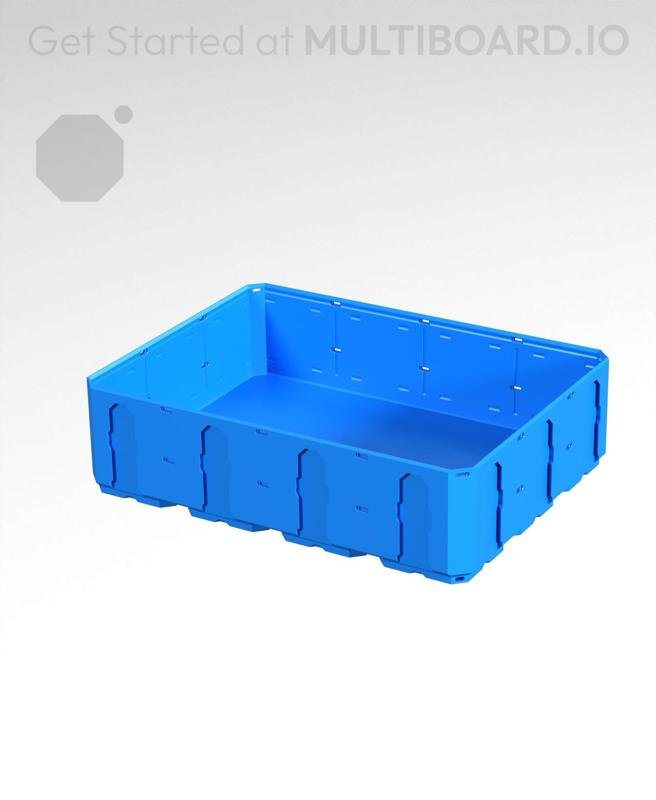 4x3x1 - Topped Multipoint Rail - Multibin Shell