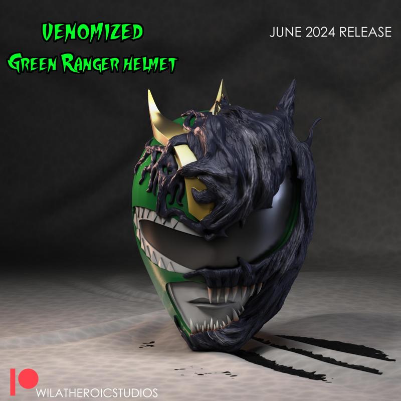 Venomized Green Ranger Helmet